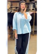 ست شومیز شلوار اسپرت دخترانه مدل دوخط