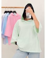 تیشرت کلاهدار پاستیلی مبینا