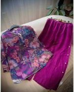 ست شومیز گلگلی شلوار متینا