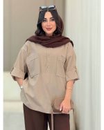 مانتو سه دکمه خنک و تابستانه مهشید