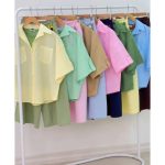 شومیز دخترانه پاستیلی مدل هلن