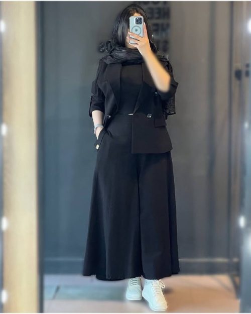 ست کت شلوار محرمی مدل نیکی
