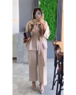 ست کت شلوار شیک مدل السانا