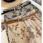 شلوار طرحدار دخترانه مدل شالیزار