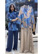 ست شومیز شلوار خنک مدل شیرین