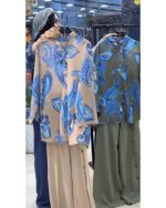 ست شومیز شلوار خنک مدل شیرین