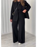 ست کت شلوار شیک مدل قطره