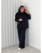 ست کت شلوار شیک مدل قطره