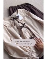 ست شومیز دامن دخترانه مدل شکلات