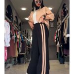 ست شومیز شلوار شیک مدل لیلی