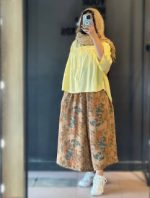 ست زنانه شومیز شلوار لینن حوا