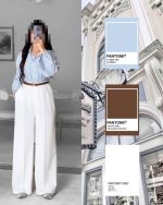 شلوار بگ زنانه مازراتی طبیعت