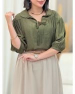 شومیز زنانه آستین سه ربع الینور