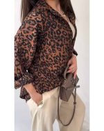 شومیز زنانه پلنگی ساهی