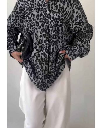 شومیز زنانه پلنگی ساهی