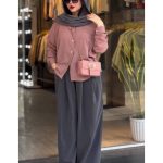 ست زنانه شومیز شلوار بهدخت