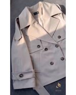 بارانی آستردار زنانه کوتاه هینا