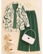 ست زنانه شومیز شلوار چهار فصل