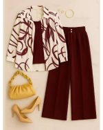 ست زنانه شومیز شلوار چهار فصل