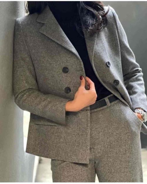 ست کت شلوار زنانه پاییزه ایکاد