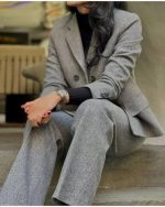 ست کت شلوار زنانه پاییزه ایکاد