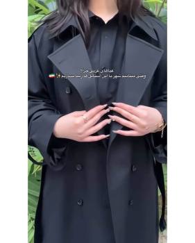 بارانی زنانه بلند ضدآب مایا