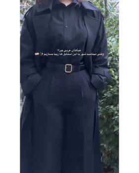 بارانی زنانه بلند ضدآب مایا