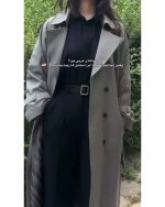 بارانی زنانه بلند ضدآب مایا