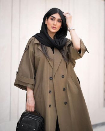 ترنچ کت بلند ضدآب خزان