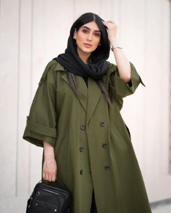 ترنچ کت بلند ضدآب خزان