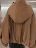 بارانی زنانه کوتاه ضدآب افروز - تصویر 2