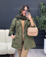 بارانی کمرگت سه دکمه هلیوم - تصویر 5