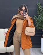بارانی کمرگت سه دکمه هلیوم - تصویر 3