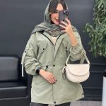 بارانی کمرگت سه دکمه هلیوم