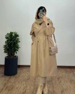 بارونی زنانه بلند ضدآب سمن - تصویر 3