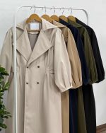 بارونی زنانه بلند ضدآب سمن