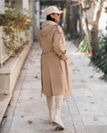 پالتو فوتر زنانه بلند سارا - تصویر 6