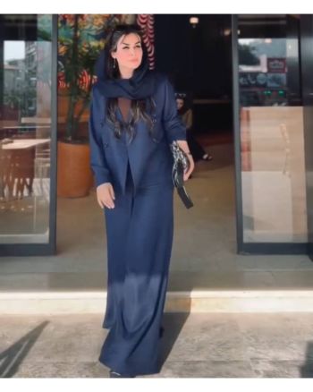 کت کوتاه شلوار فول بگ زنانه نگاه