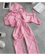 ست اسپرت زنانه سه تیکه نبات