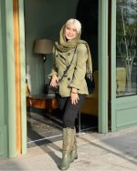 بارونی زنانه کوتاه ضدآب نیاز - تصویر 9