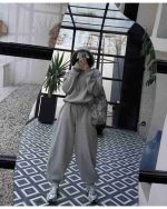 ست زنانه سوییشرت جاگر روبی - تصویر 7