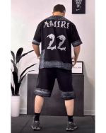 ست مردانه تیشرت شلوارک مانی - تصویر 2