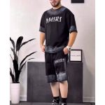 ست مردانه تیشرت شلوارک مانی