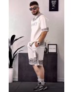 ست مردانه تیشرت شلوارک مانی - تصویر 4