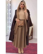 پالتو زنانه بلند آذرباد - تصویر 3