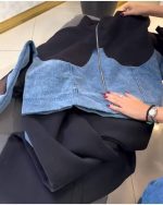 ست زنانه دورس شلوار بگ پرنیان - تصویر 4