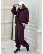 ست زنانه سه تیکه جاگر دورس پافر بلکا