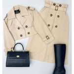 ست زنانه دو تیکه کت دامن آلامد