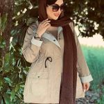 بارانی کوتاه زنانه کمرگت مهرسا