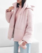 کاپشن دخترانه کوتاه لالیک - تصویر 3